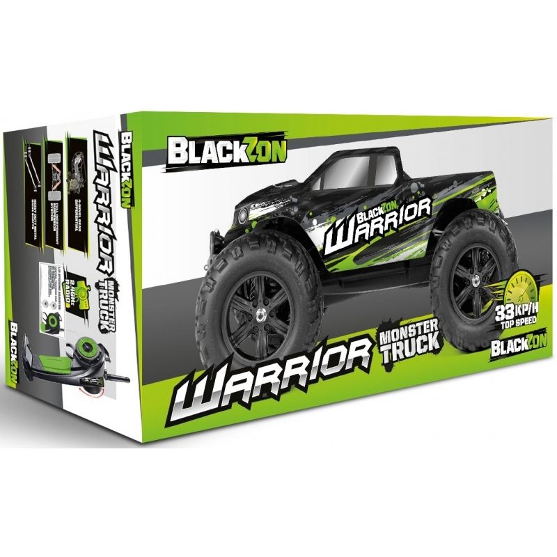 GENERICO - HPI 540075 BLACKZON WARRIOR 1/12TH 2WD ELECTRIC TRUCK