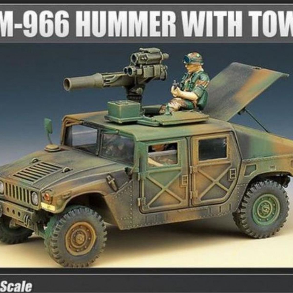 ACADEMY - ACADEMY 13250 1-35 M 966 HUMMER WITH TOW