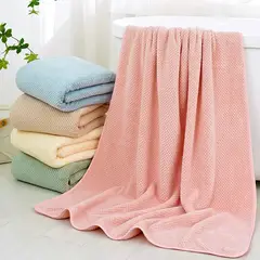 EVERSO - Toalla De Baño Microfibra Alta Calidadsuave Secado Rápido-Rosado