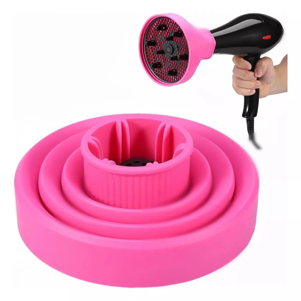 KUANGYE - Difusor Cabello De Silicona Plegable