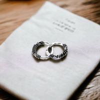 Aros de Plata Argolla Bali