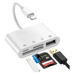 GENERICO - Adaptador lightning 4 en 1