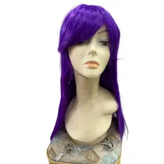 GENERICO - Peluca violeta de Kanekalon 60cm.