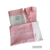 Juego de sabanas cuna colecho estrellas y lunas rosadas