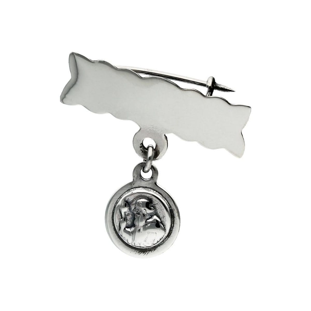 TODOJOYAS - Prendedor con Medalla de San Benito Bebe