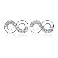 TODOJOYAS - Aros Plata 925 Infinito con Circones