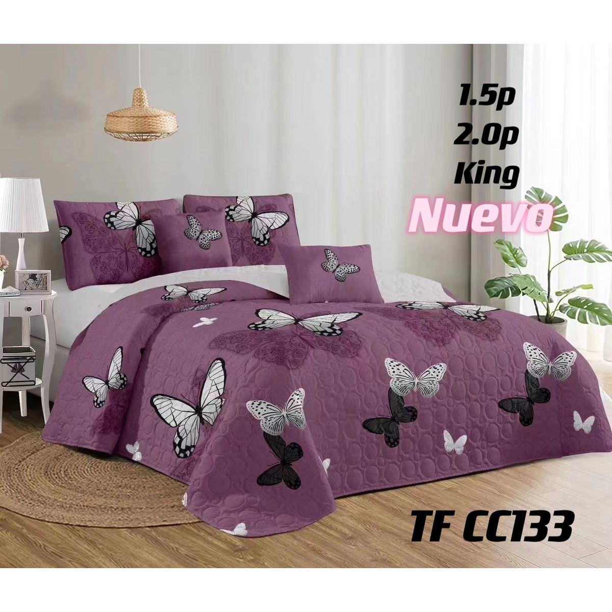 GENERICO - cubrecamas  quilt verano king 250X270