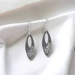 GENERICO - Aros de Plata Ovalado Espiga