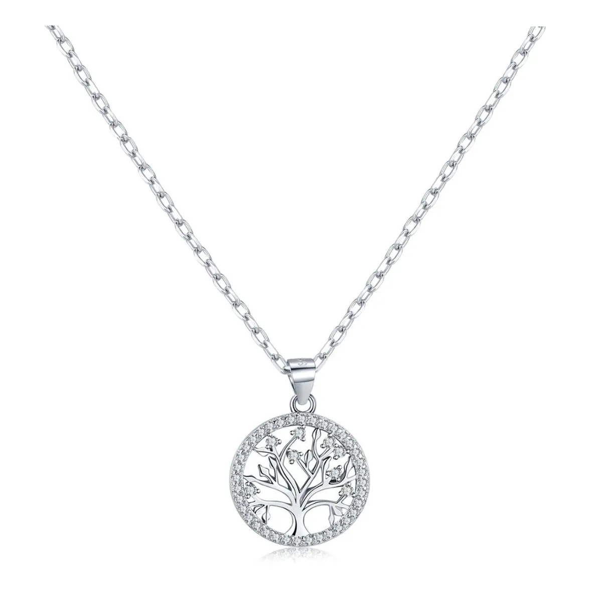 TODOJOYAS - Collar Arbol de la Vida Circones Plateado