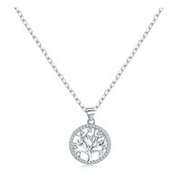 Collar Arbol de la Vida Circones Plateado