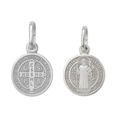 Imagen 2 del producto Collar Medalla Plata 925 San Benito Protector