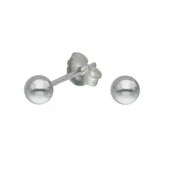 TODOJOYAS - Aros Plata 925 Esferas 4mm