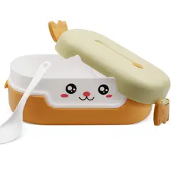OEM - LONCHERA FIAMBRERA PORTATIL PARA NIÑOS NARANJA