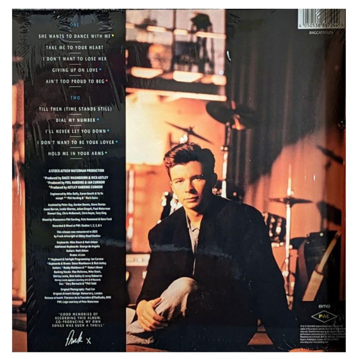 HITWAY MUSIC - RICK ASTLEY - HOLD ME IN YOUR ARMS UK-VINILO HITWAY MUSIC