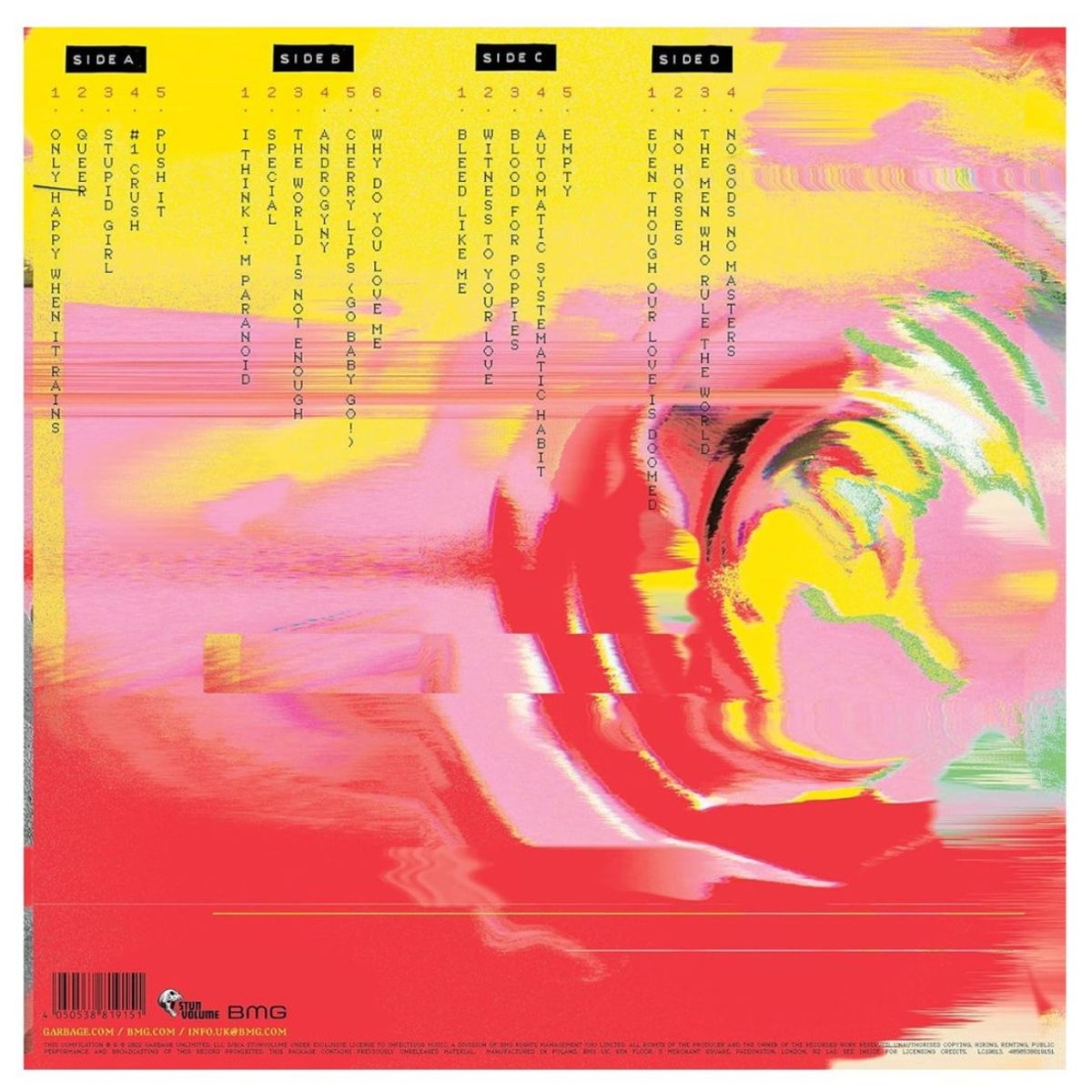 HITWAY MUSIC - GARBAGE - ANTHOLOGY 2LPYELLOW VINYL-VINILO HITWAY MUSIC