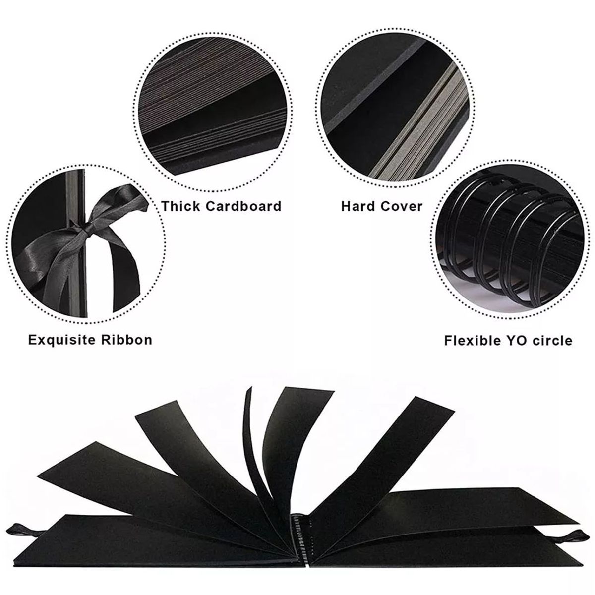 KUANGYE - Álbumesfotográfico Para 80 Fotos Fotos Setpaquete 1 Piezas