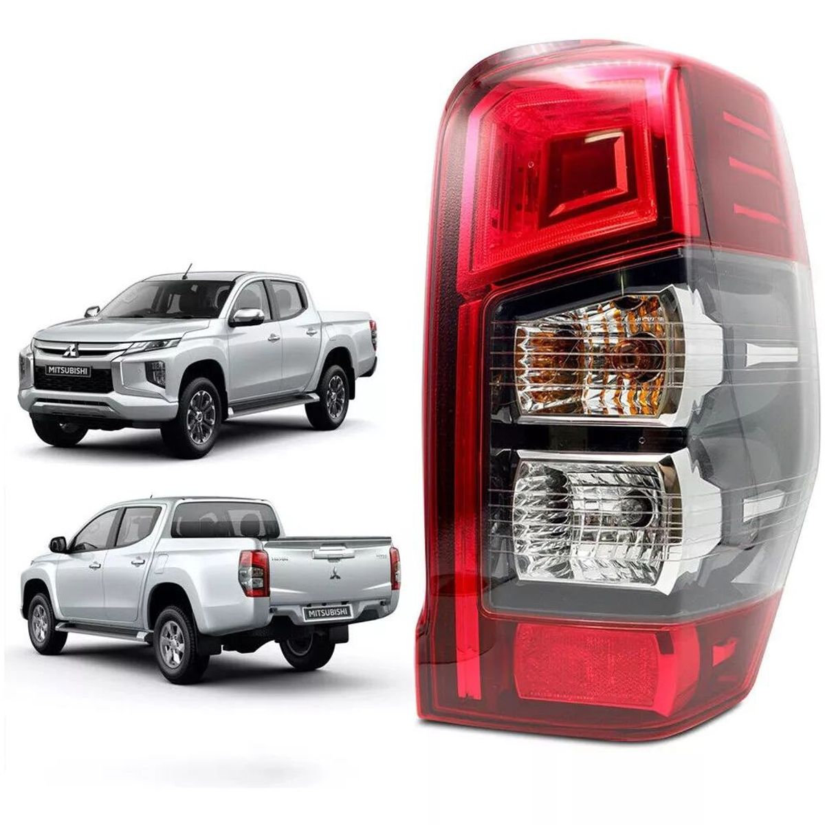 KUANGYE - Farol Trasero Derecho Mitsubishi L200 2019 2020 Led