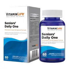 VITAMIN LIFE - Multivitaminico Seniors’ Daily One 60 tabletas – VitaminLife.-