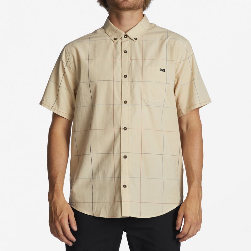 BILLABONG - Camisa M/C Hombre All Day M Wv Beige BILLABONG