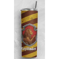 GENERICO - Eme merch Vaso termico Acero Diseño Harry potter casas de mago
