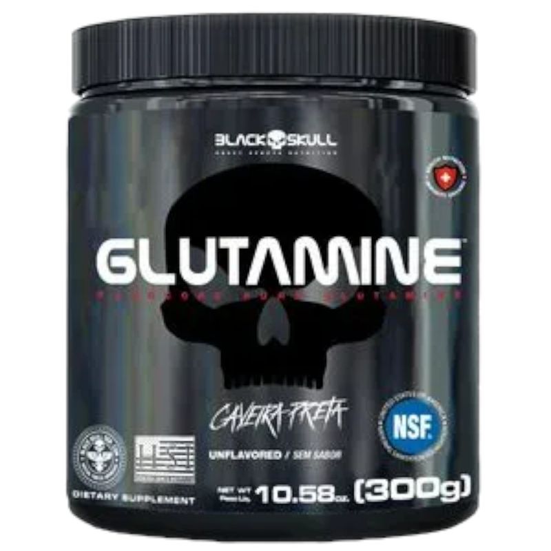 GENERICO - Glutamina 300gr - Black skull