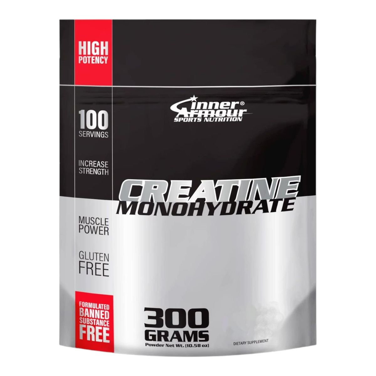 INNER ARMOUR - CREATINA MONOHIDRATADA 300GR 100 SERVICIOS – INNER ARMOUR