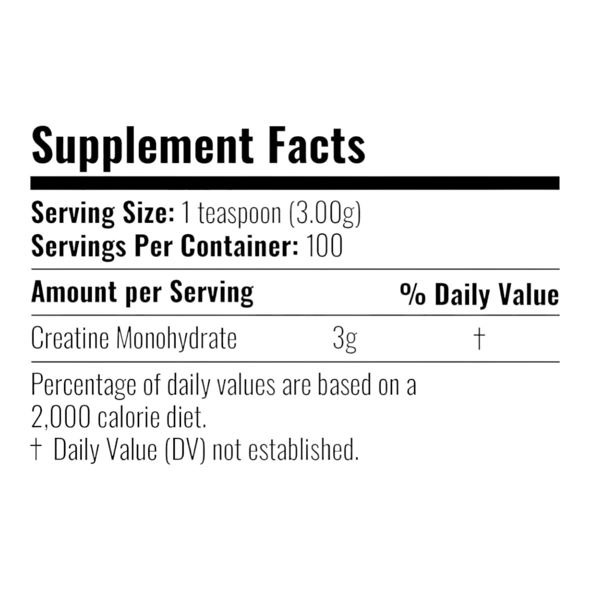 INNER ARMOUR - CREATINA MONOHIDRATADA 300GR 100 SERVICIOS – INNER ARMOUR