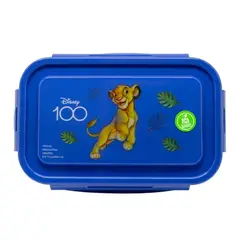 DISNEY - Hermético Rectangular 700ml 100 años Para Niños