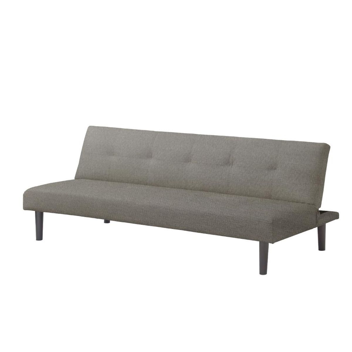 KLIK - Futón Sofá Cama 2 cuerpos Sofía - Lino Gris