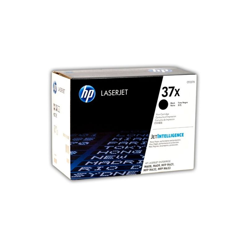 HP - Cartucho de Tóner HP 37X Alto Rendimiento 25000 págs Negro HP