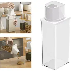 SANTU HOME & DECO - Recipiente Alimentos Cocina Almacenamiento Frasco 1200 ml