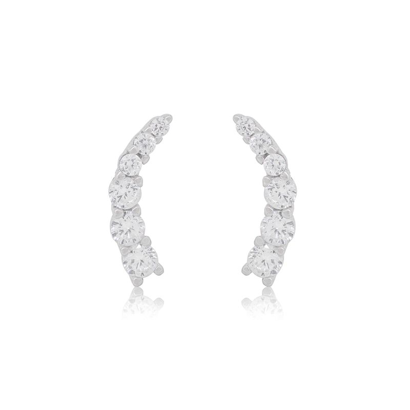 JB JOYAS BARON - Aros de Plata Esterlina 925 Seis Circones