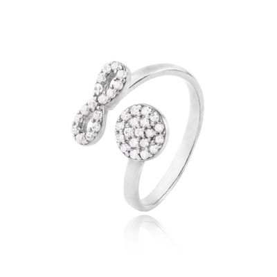 Imagen 1 del producto Anillo de Plata Esterlina 925 Circulo Infinito