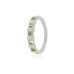 JB JOYAS BARON - Anillo de Plata Esterlina 925 Esmeraldina