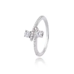 JB JOYAS BARON - Anillo de Plata Esterlina 925 Circones Cruzados