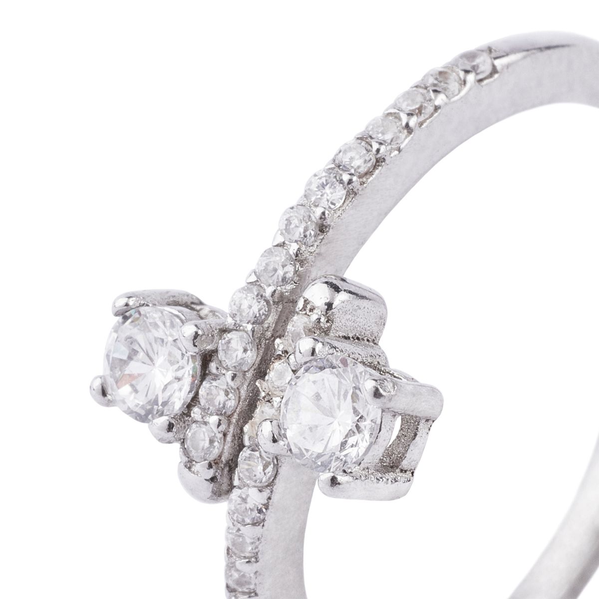 JB JOYAS BARON - Anillo de Plata Esterlina 925 Circones Cruzados