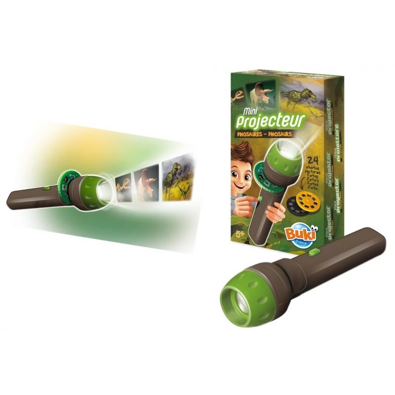 GENERICO - BUKI 6302DIN MINI PROYECTOR DINOSAURIOS