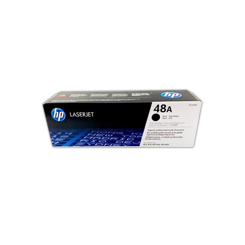 HP - Cartucho de Tóner HP LaserJet 48A 1000 páginas Negro HP