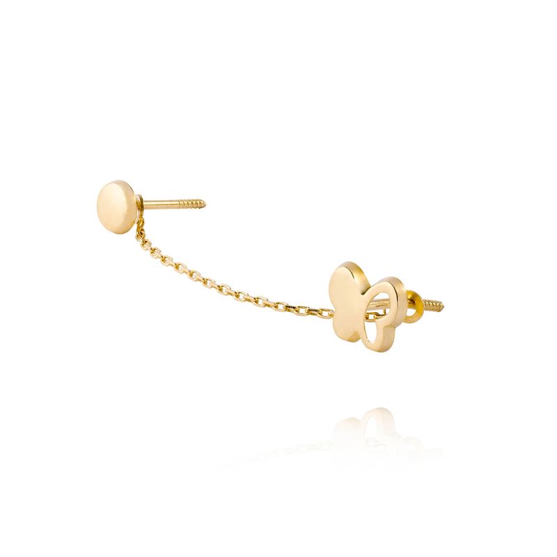 JB JOYAS BARON - Aro de Oro 18kt Piercing Mariposa