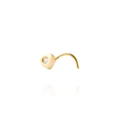 JB JOYAS BARON - Aro de Oro 18kt Corazón Piercing