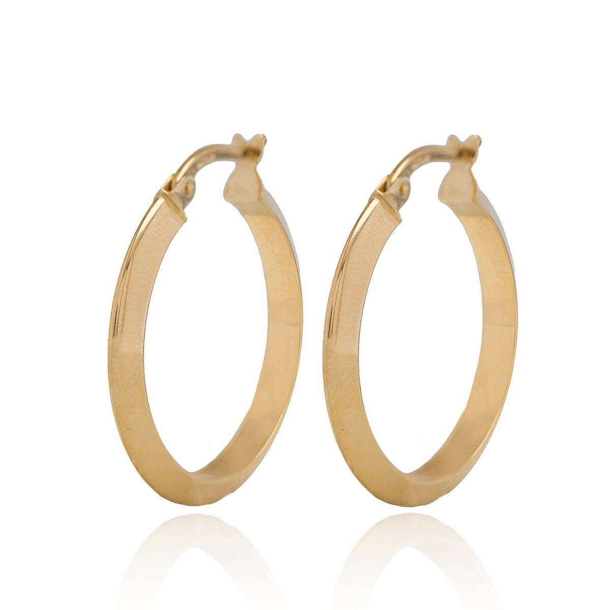 JB JOYAS BARON - Aros de Oro 18 kt Argollas de 20mm