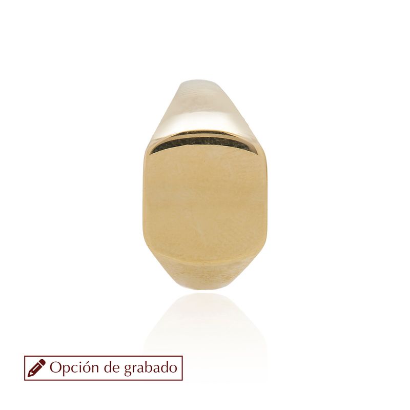 JB JOYAS BARON - Anillo de Oro 18kt Modelo Sello