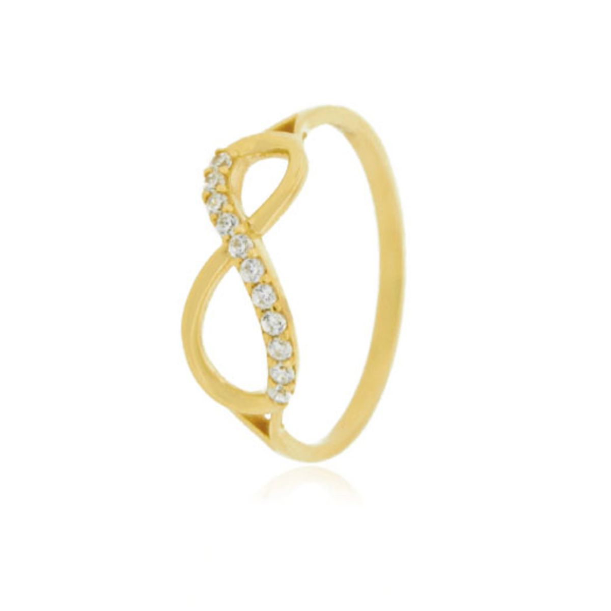 JB JOYAS BARON - Anillo de Oro 18kt Infinito Delgado de Circones