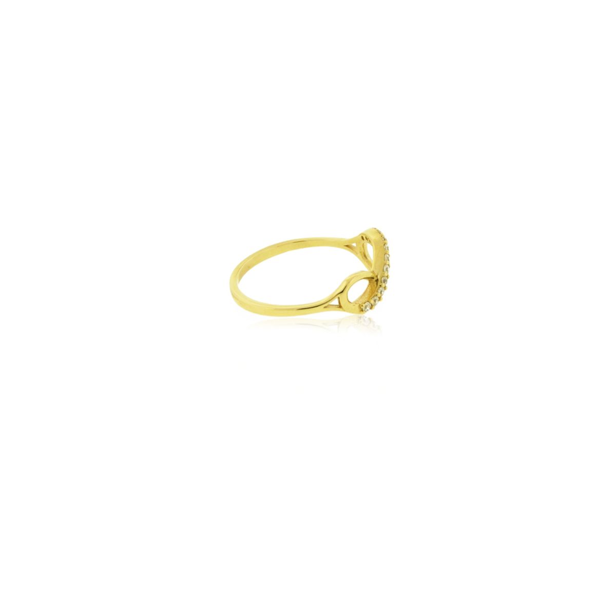 JB JOYAS BARON - Anillo de Oro 18kt Infinito Delgado de Circones