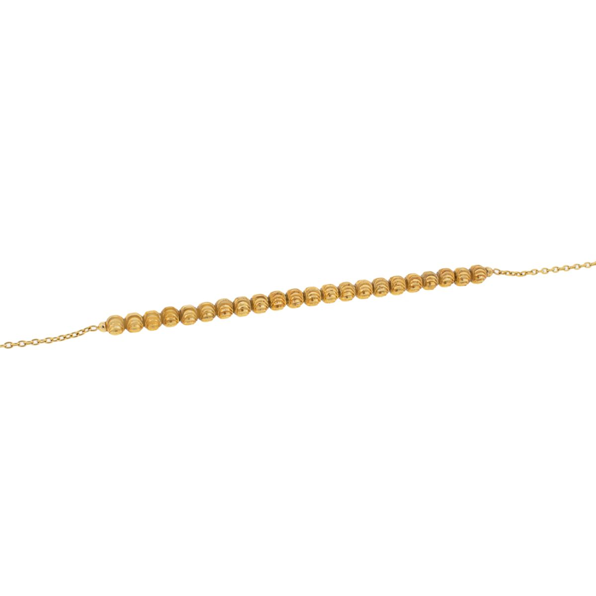 JB JOYAS BARON - Pulsera de Oro 18kt Bolitas Unidas
