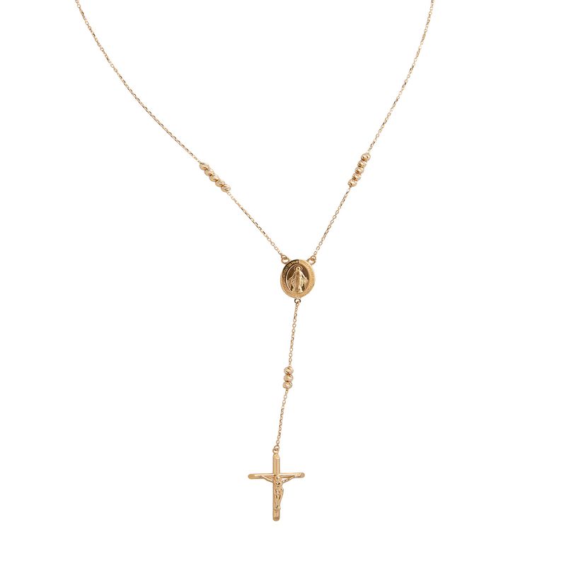 JB JOYAS BARON - Collar de Oro 18kt Rosario Clasico