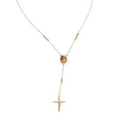 JB JOYAS BARON - Collar de Oro 18kt Rosario Clasico