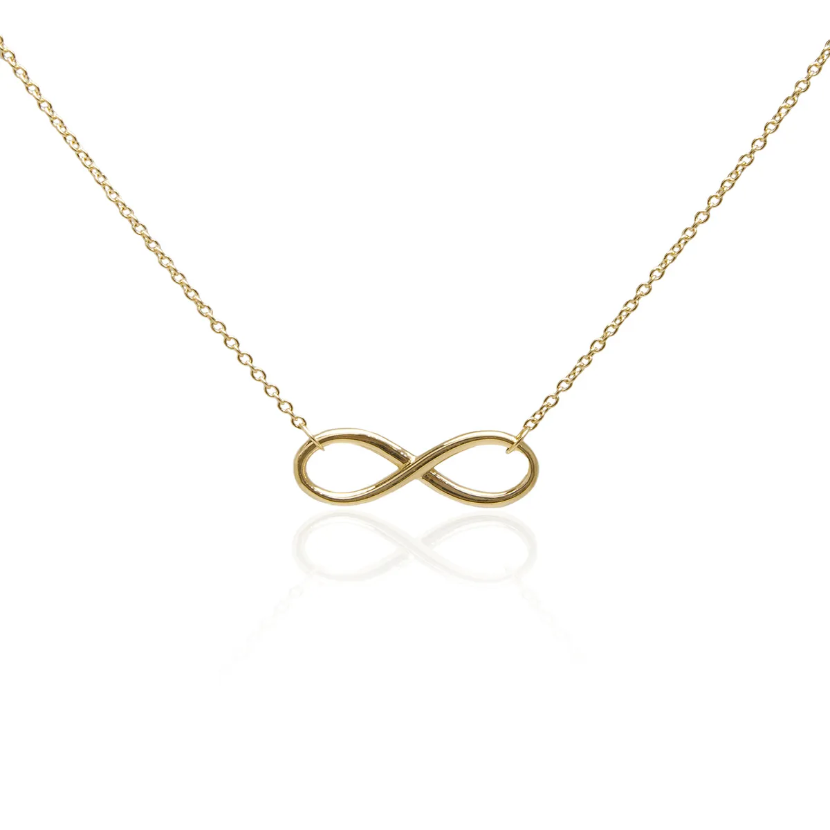 JB JOYAS BARON - Collar de Oro 18kt Infinito Liso