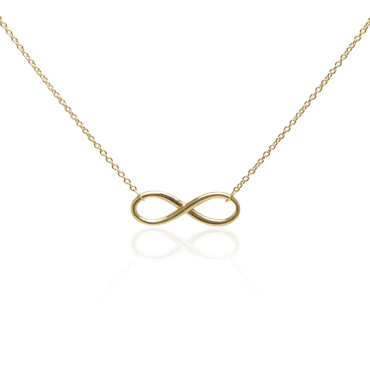JB JOYAS BARON - Collar de Oro 18kt Infinito Liso