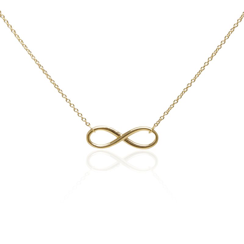 JB JOYAS BARON - Collar de Oro 18kt Infinito Liso